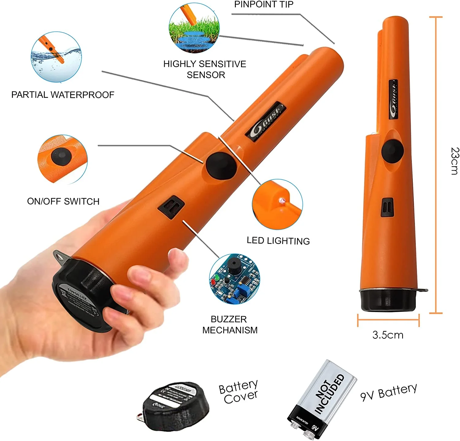 Portable Metal Detector Waterproof - Image 3