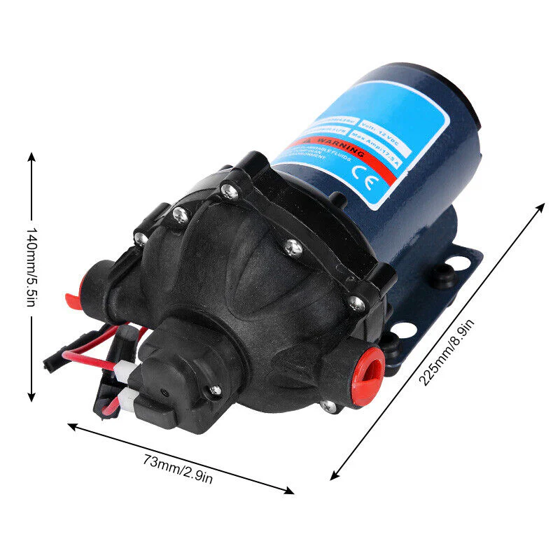 12V Self Priming Water Pump - Image 2
