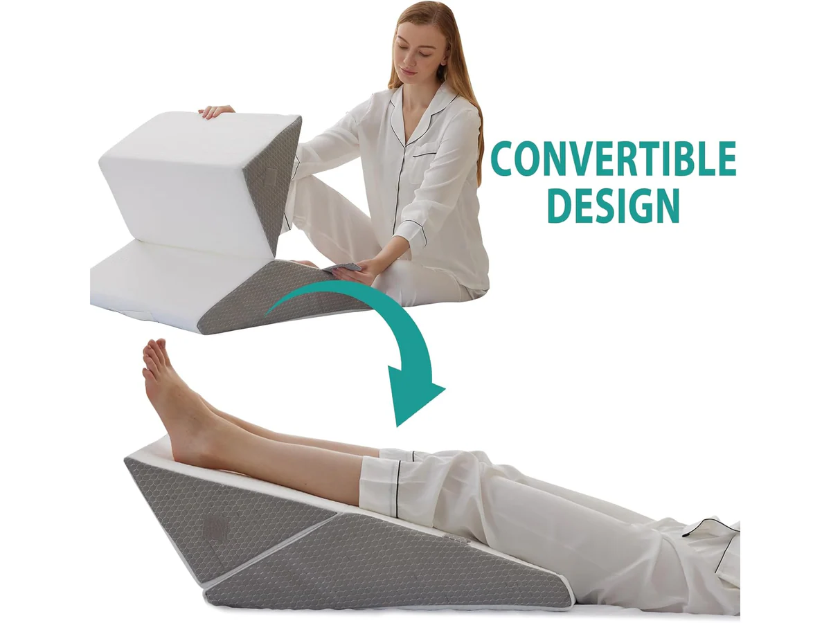 Wedge Pillow Set Memory Foam Bed Cushion - Image 7