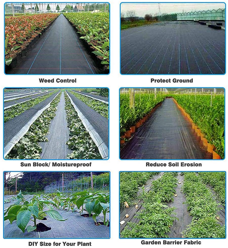 Weed Mat 2X100M 80G Garden Mats - Image 6