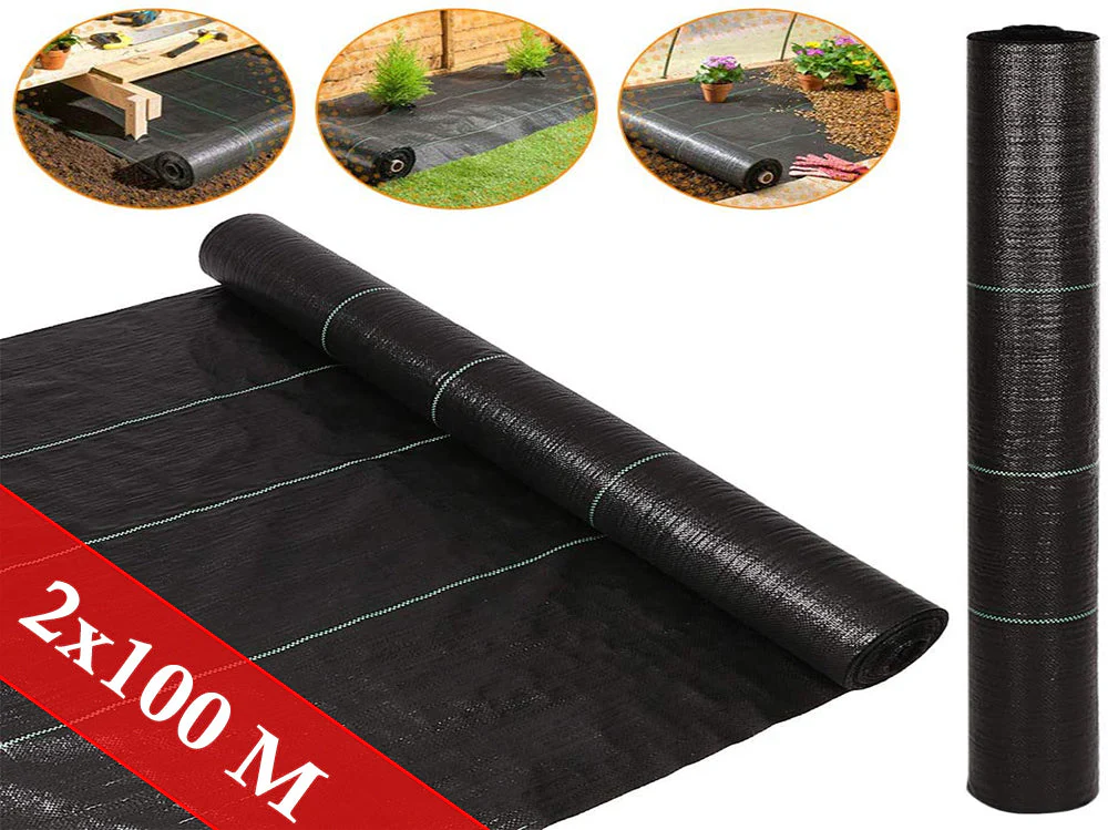 Weed Mat 2X100M 80G Garden Mats - Image 8
