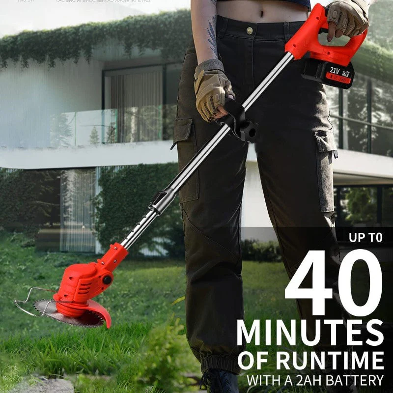 Lawn Mower Cordless Weed Cutter Garden Trimmer - Image 2