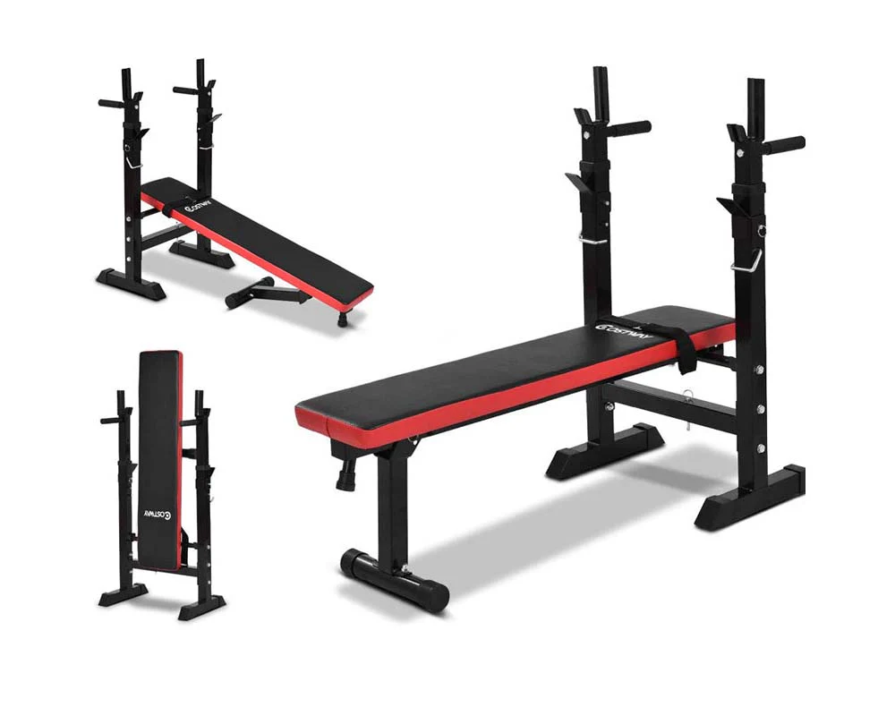Weight Bench Adjustable Folding Workout Bench Barbell Rest - Image 9