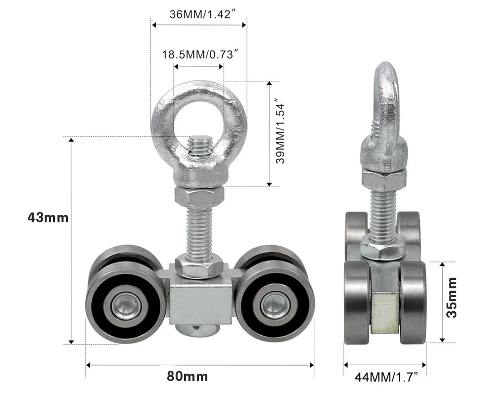 Unistrut Trolley Rollers - Image 3