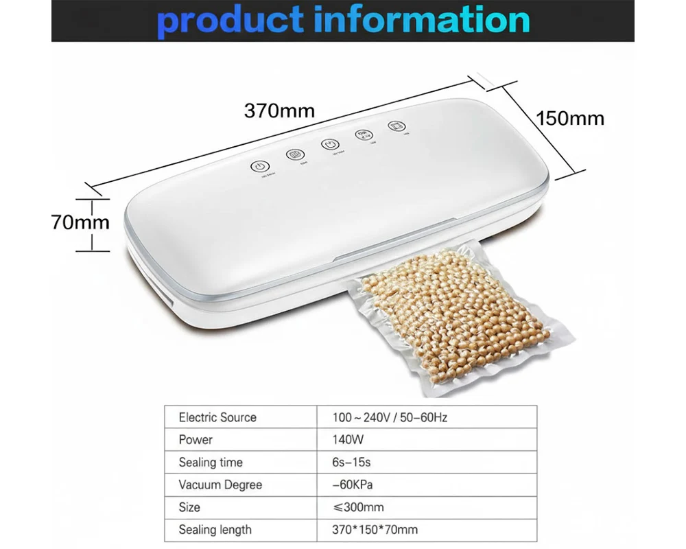 Vacuum Sealer Machine Food Saver Storage - Image 4
