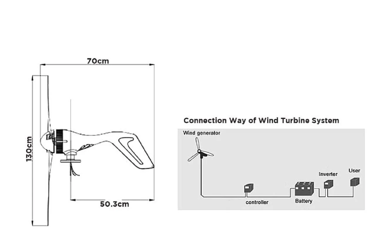Wind Turbine Generator 12V for Wind - Image 5