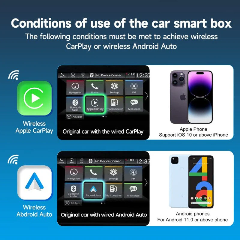 CarlinKit 5.0 Wireless CarPlay Adapter for Apple Android - Image 4
