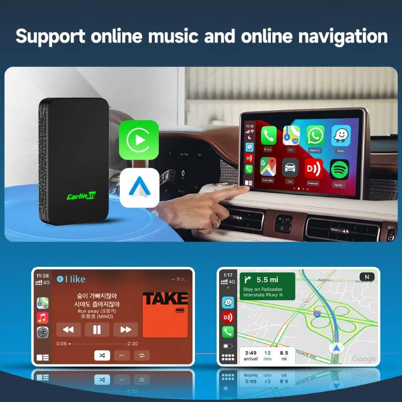 CarlinKit 5.0 Wireless CarPlay Adapter for Apple Android - Image 7