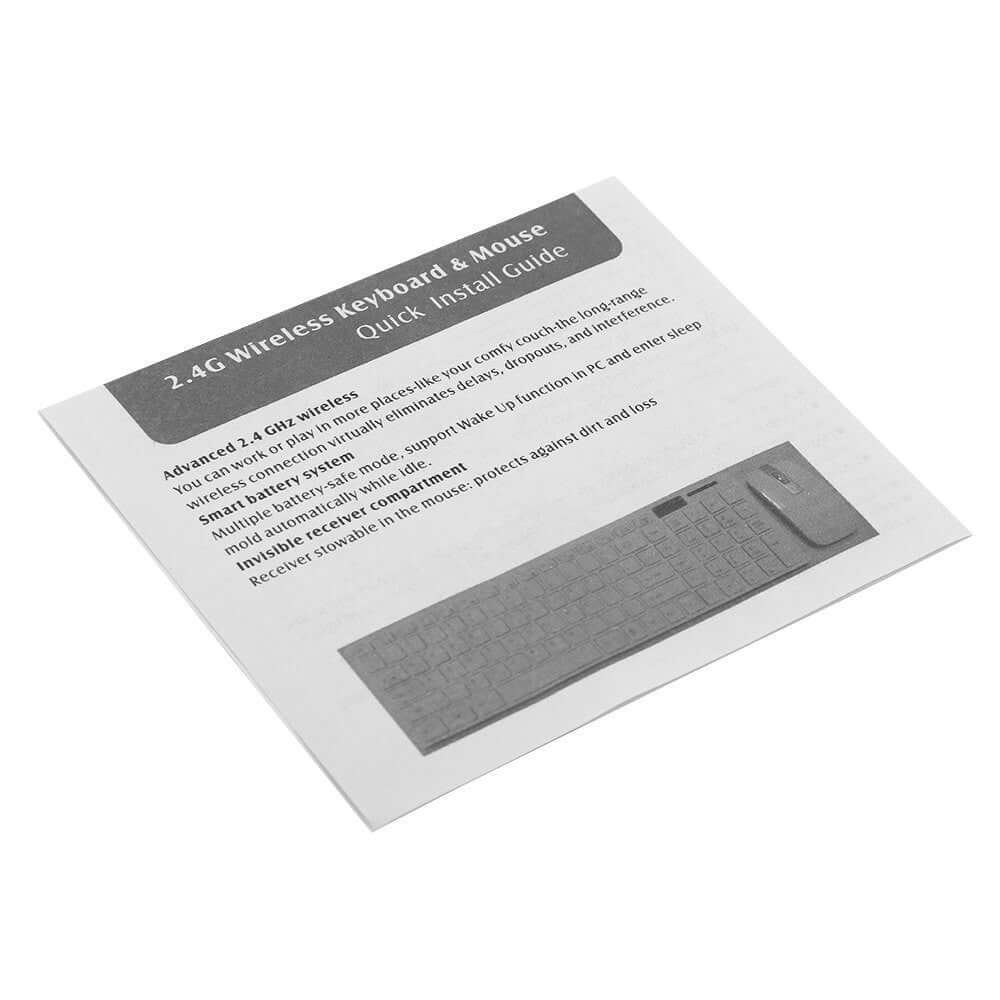 Wireless Keyboard Mouse  White - Image 10