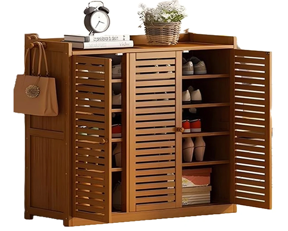 Wooden 30 Pair Shoe Storage - Image 2