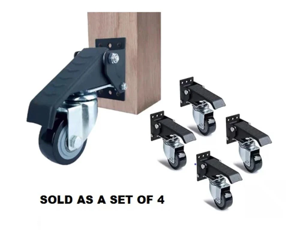 Workbench Caster Wheels Trolley Wheels 4 Pcs - Image 5