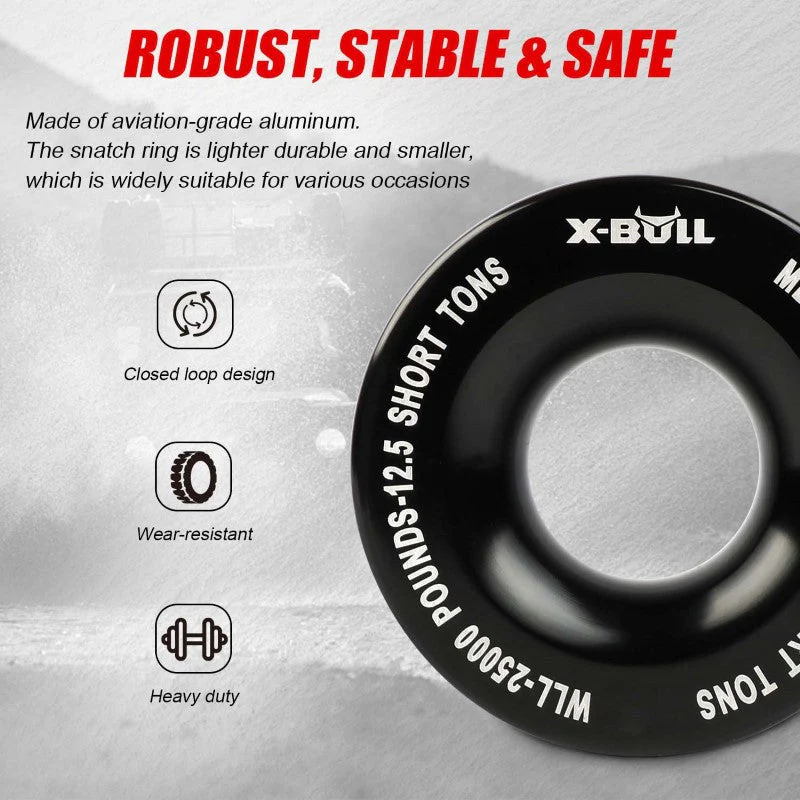 X-BULL Recovery Ring Soft Shackle Kit - Image 7