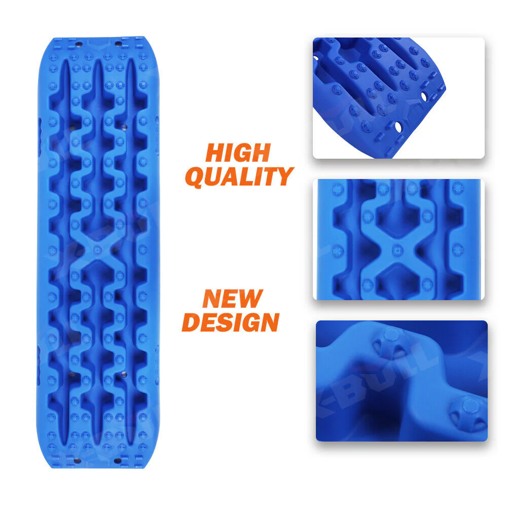 Recovery Tracks X-BULL – 3rd Gen Traction Boards for Sand Mud Snow 4WD Blue - Image 10