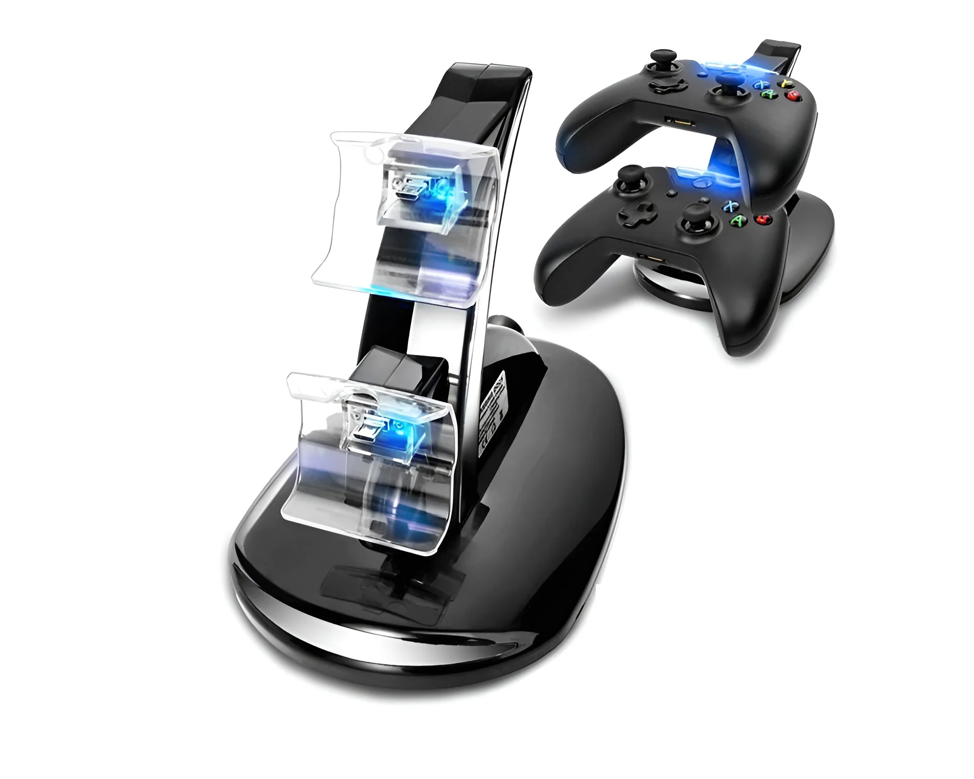 Dual Xbox One Controller Charging Dock with LED Indicator - Image 2