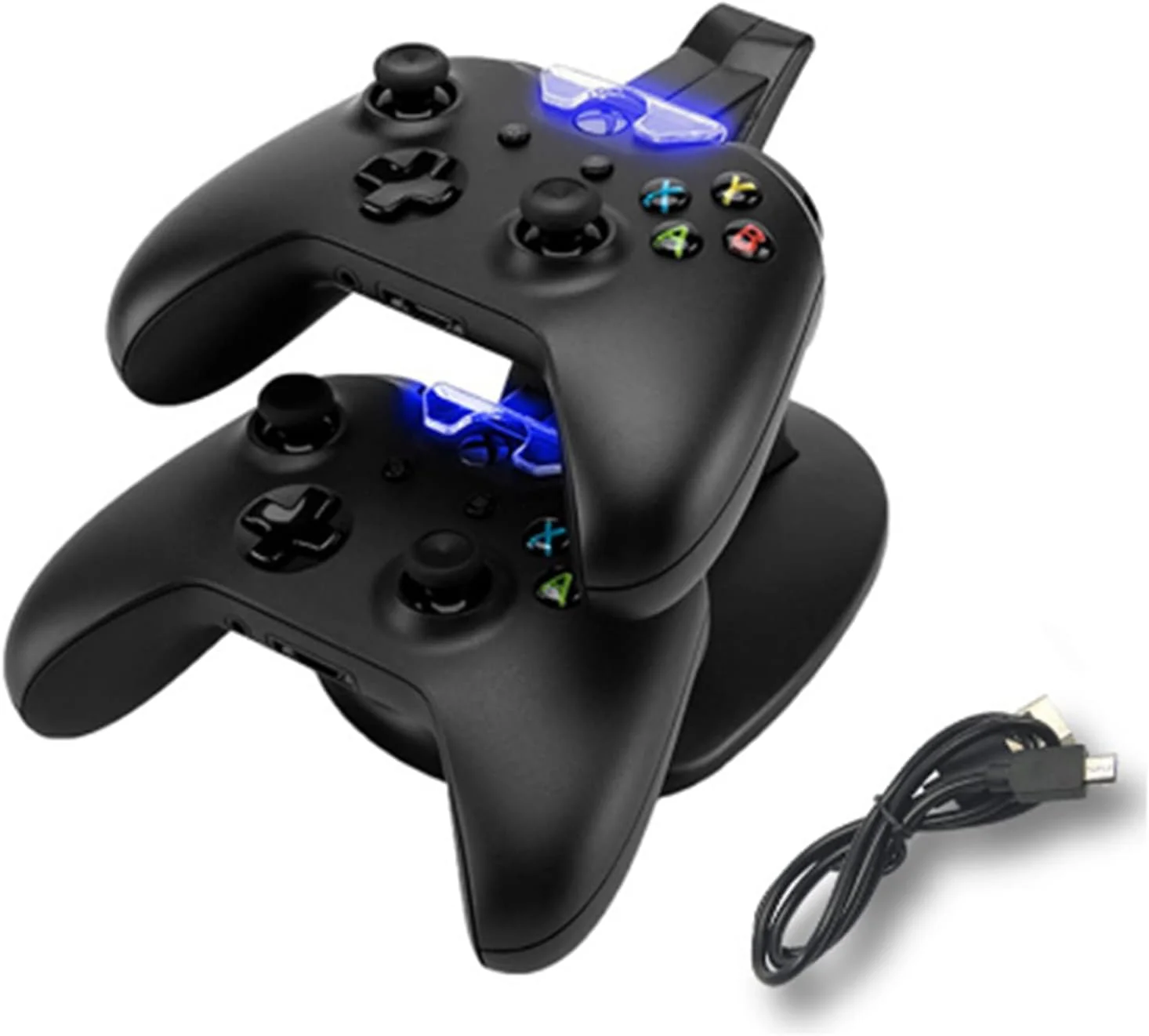 Dual Xbox One Controller Charging Dock with LED Indicator - Image 4